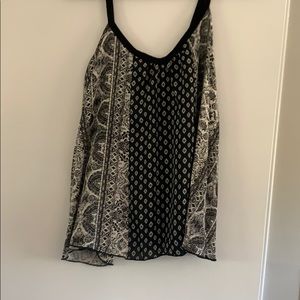 Black and white tank top